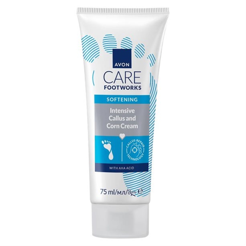 AVON FOOT WORKS Fußcreme gegen Hornhaut und Hühneraugen 39651